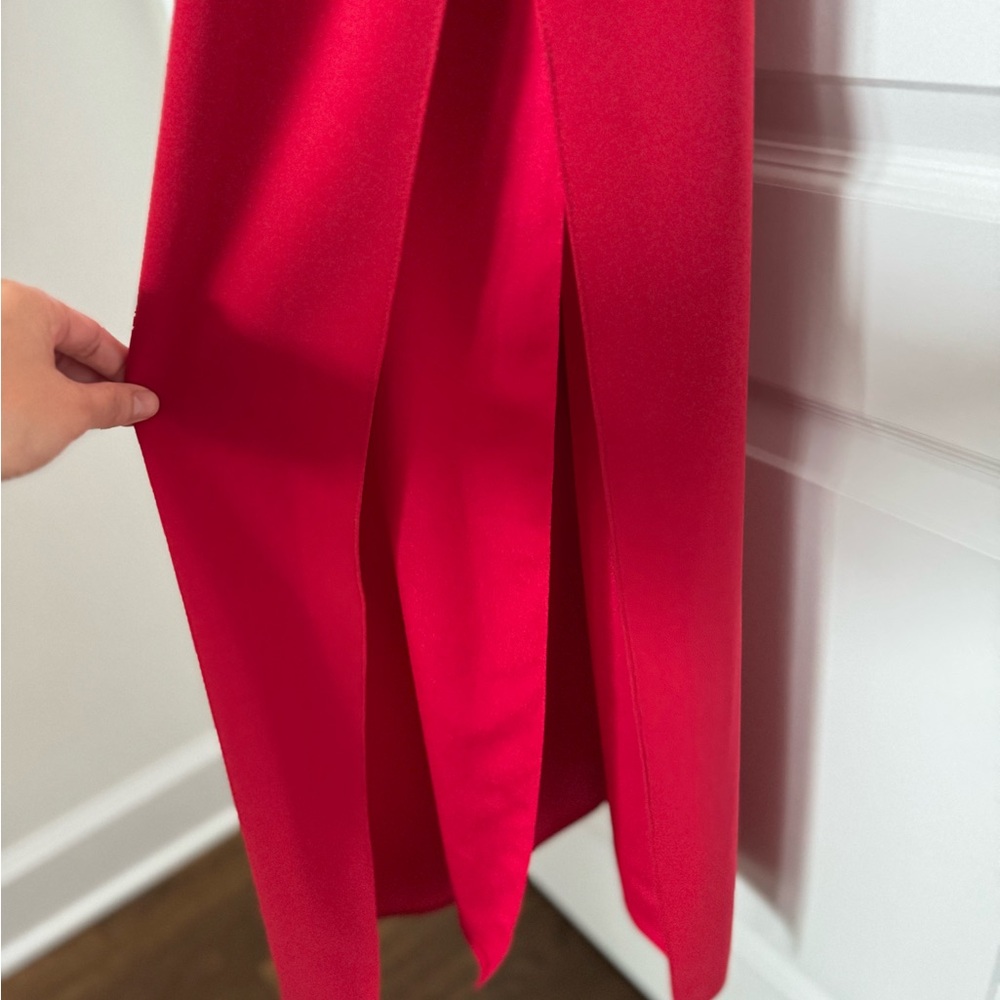 Halston Heritage Red Maxi Dress